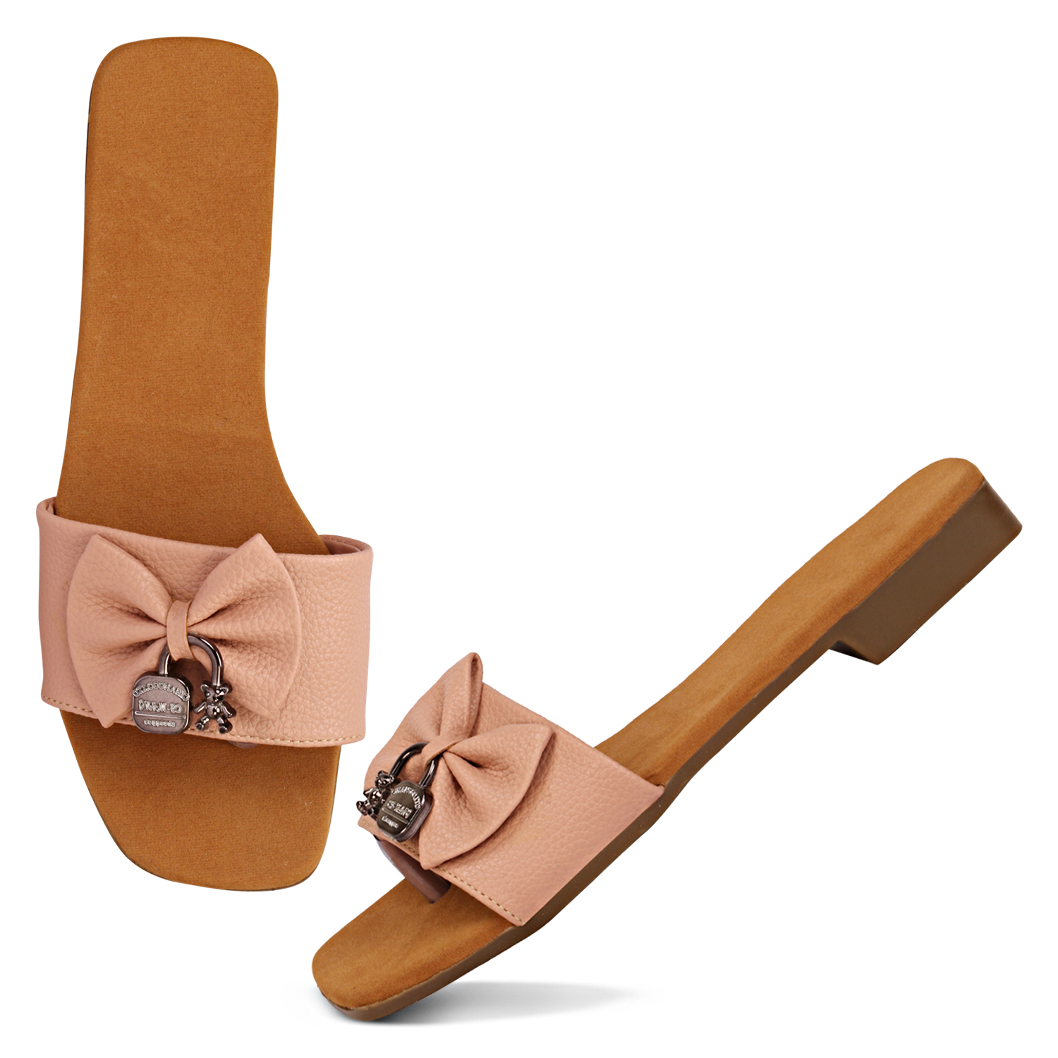 C2 Karts Women Open Toe Flats