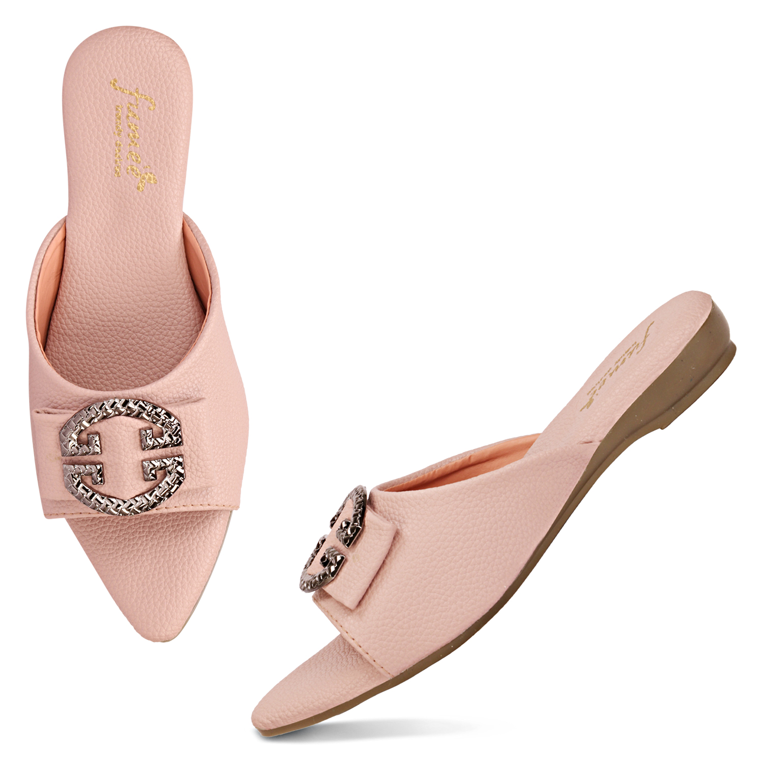 C2 Karts Women Open Toe Flats