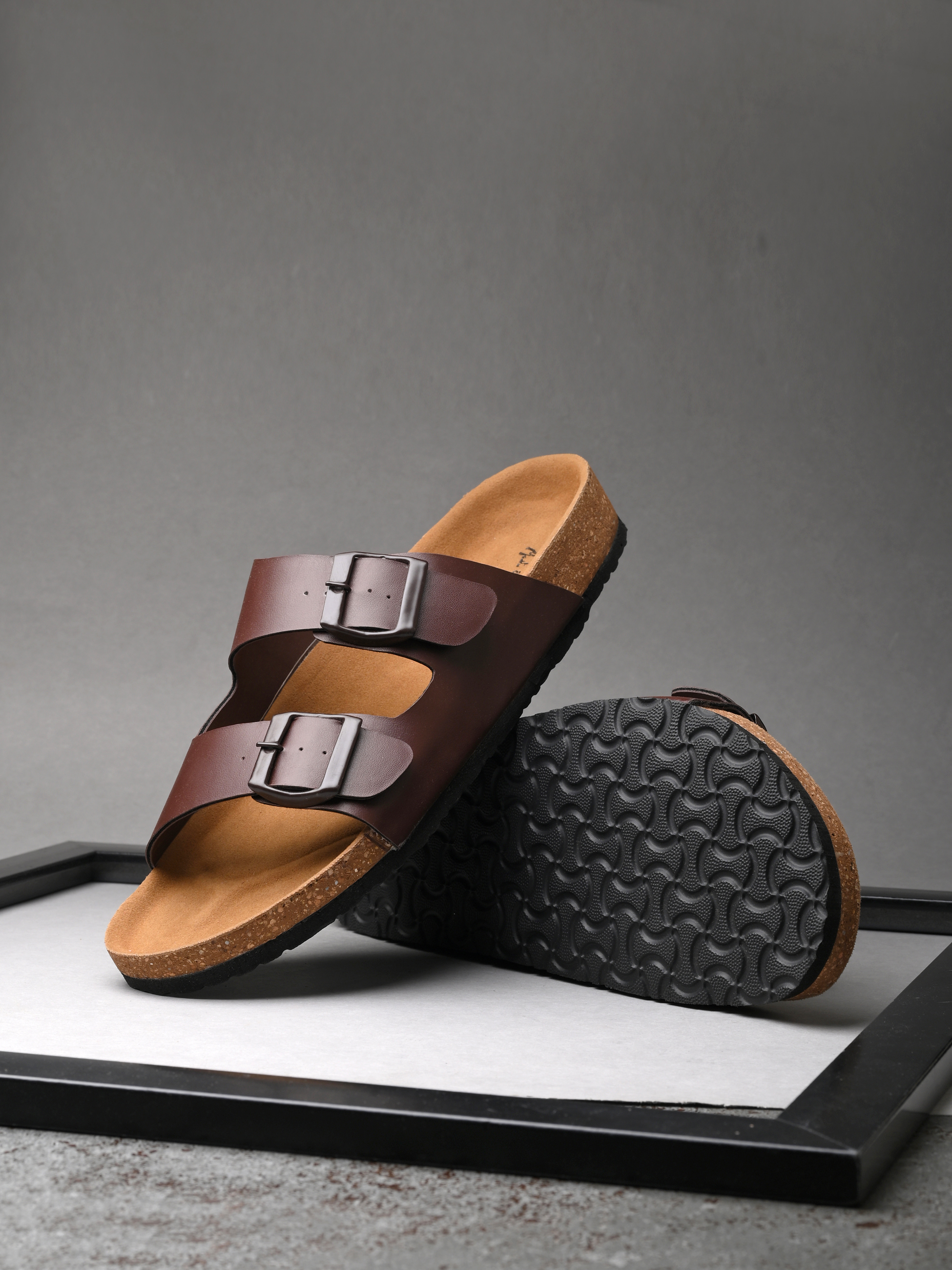 Men Leather Comfort Sandals