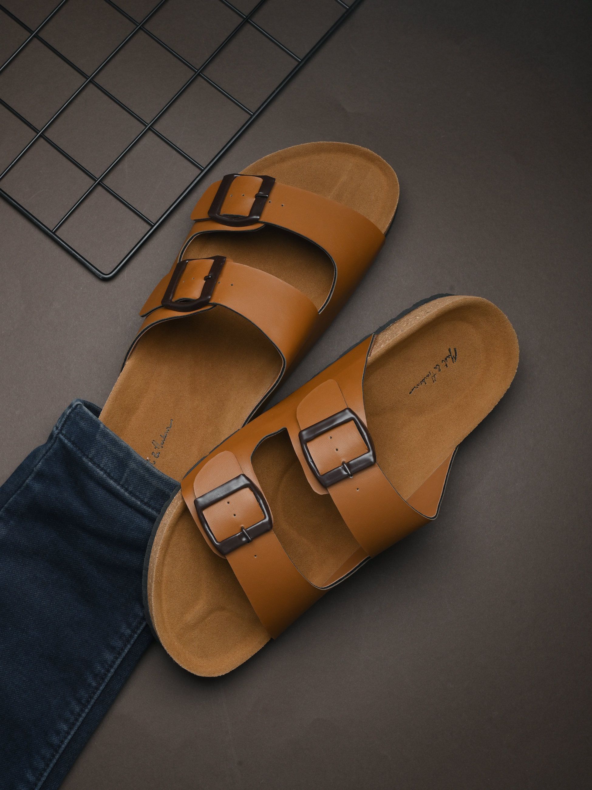 Men Leather Comfort Sandals