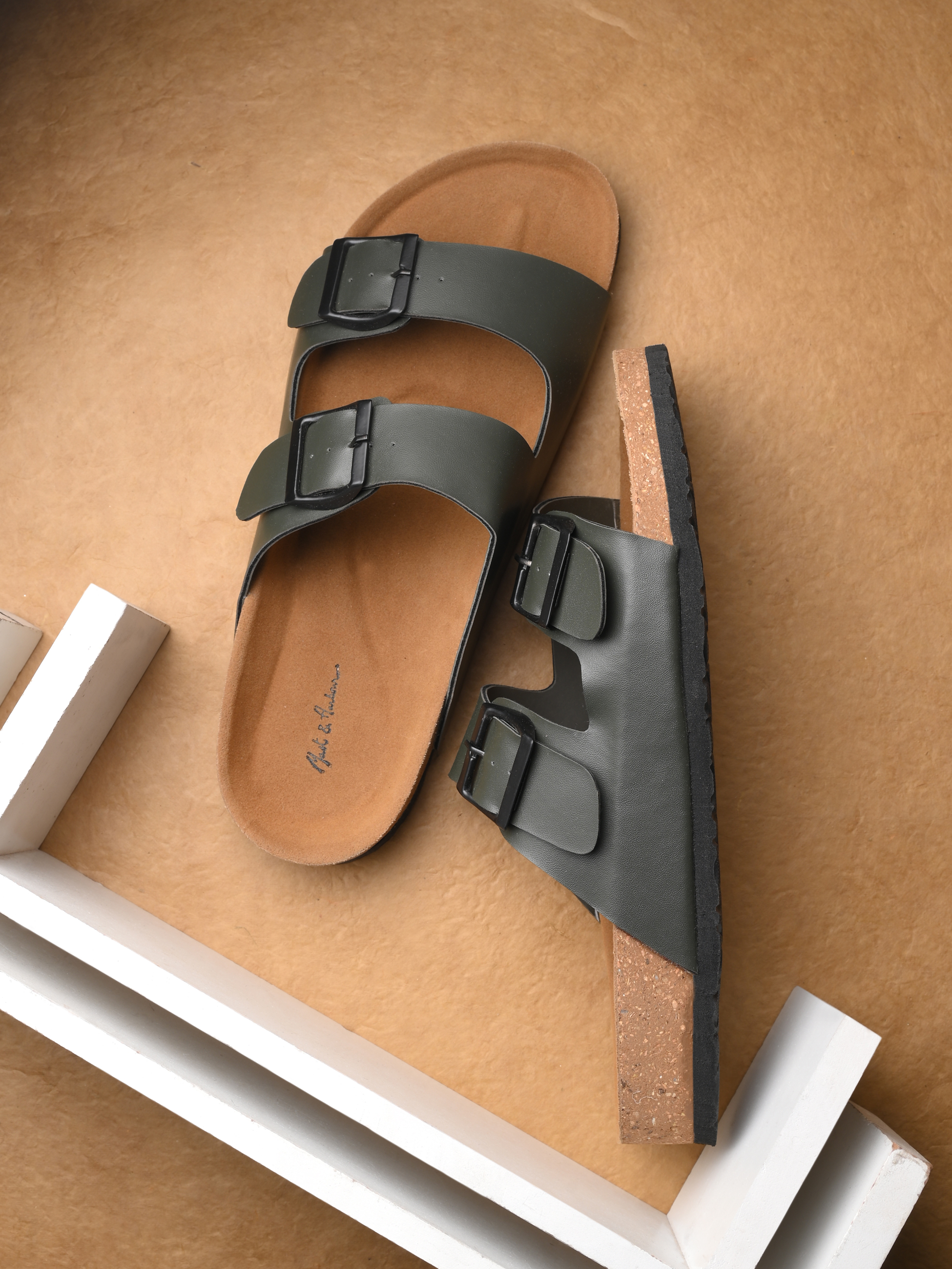 Men Leather Comfort Sandals