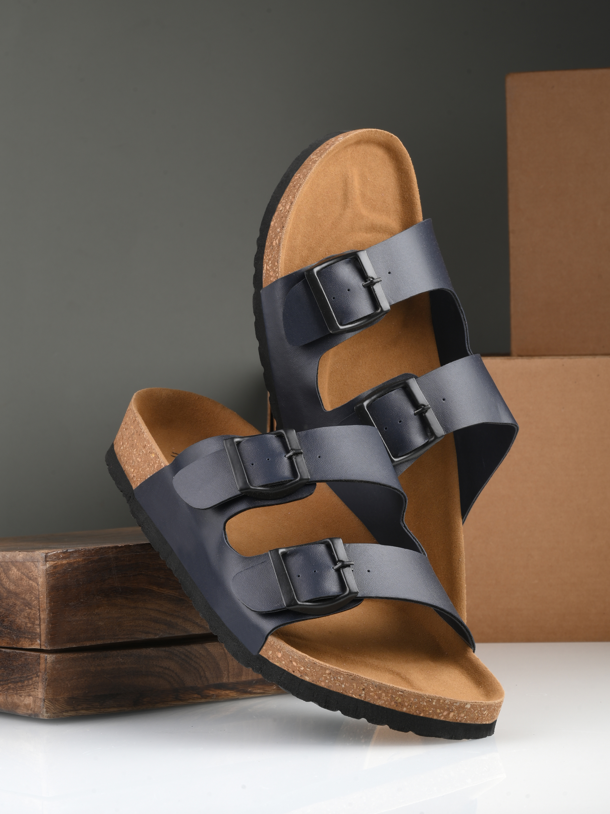 Men Leather Comfort Sandals