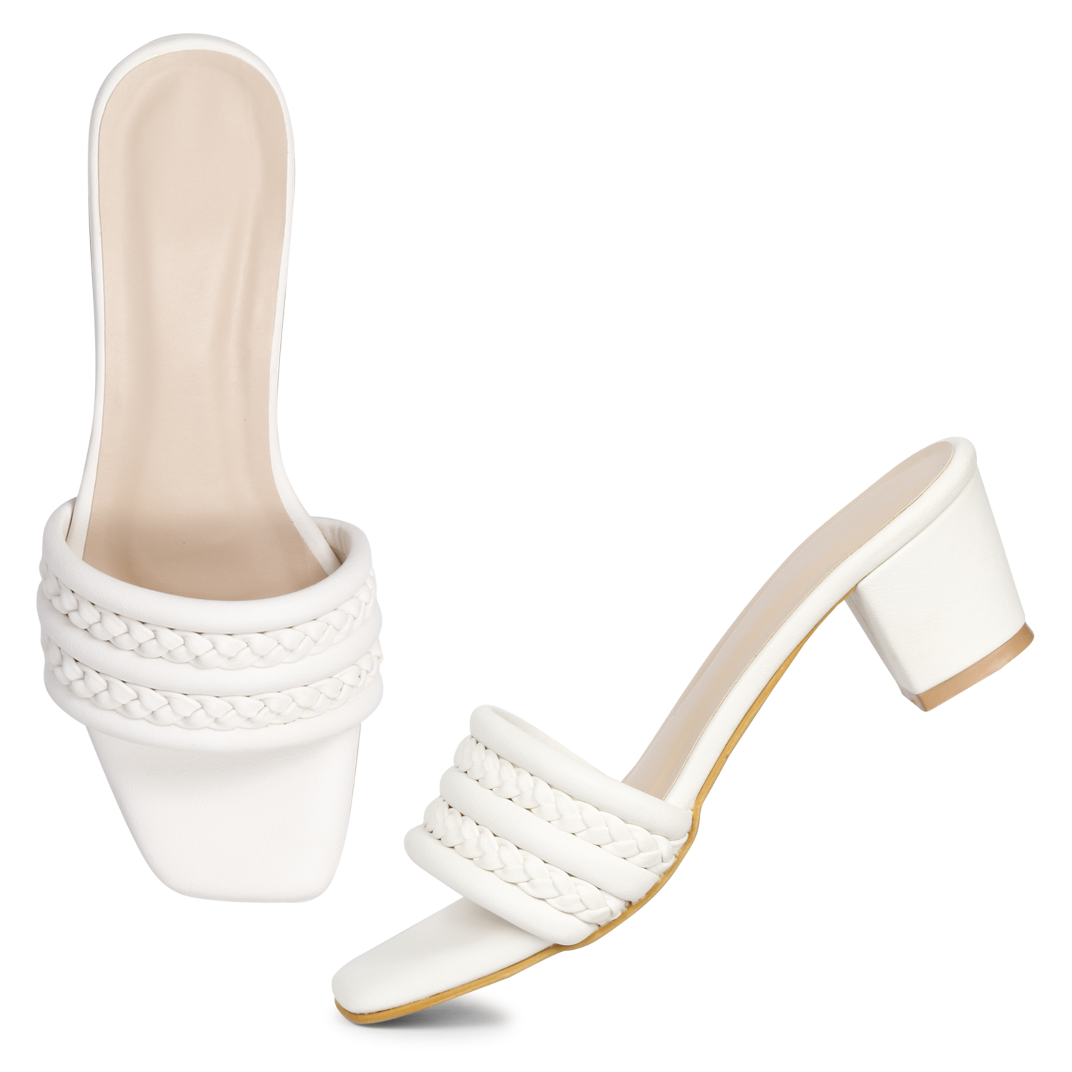 C2 Karts Women Block Heels Sandal