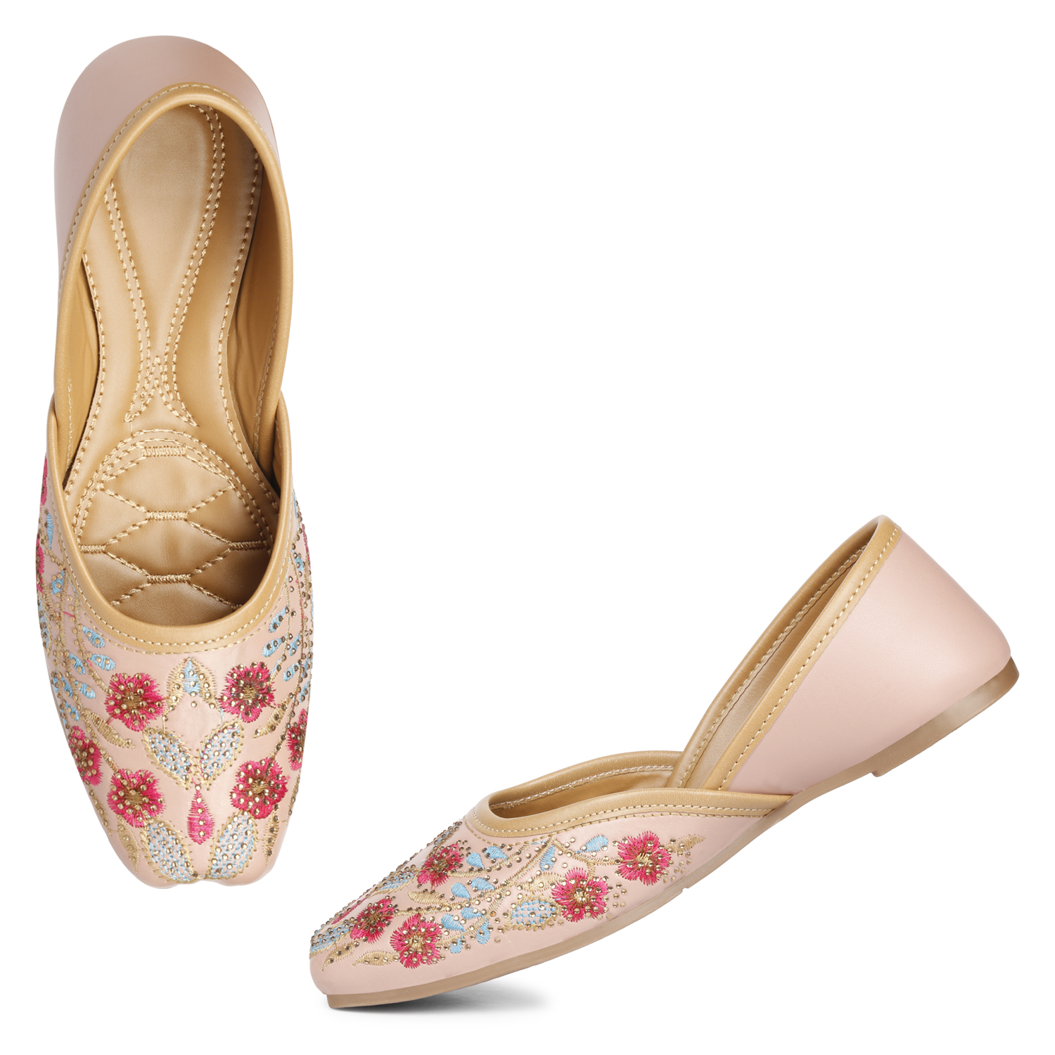 C2 Kart  Embroidered Ethnic Mojaris