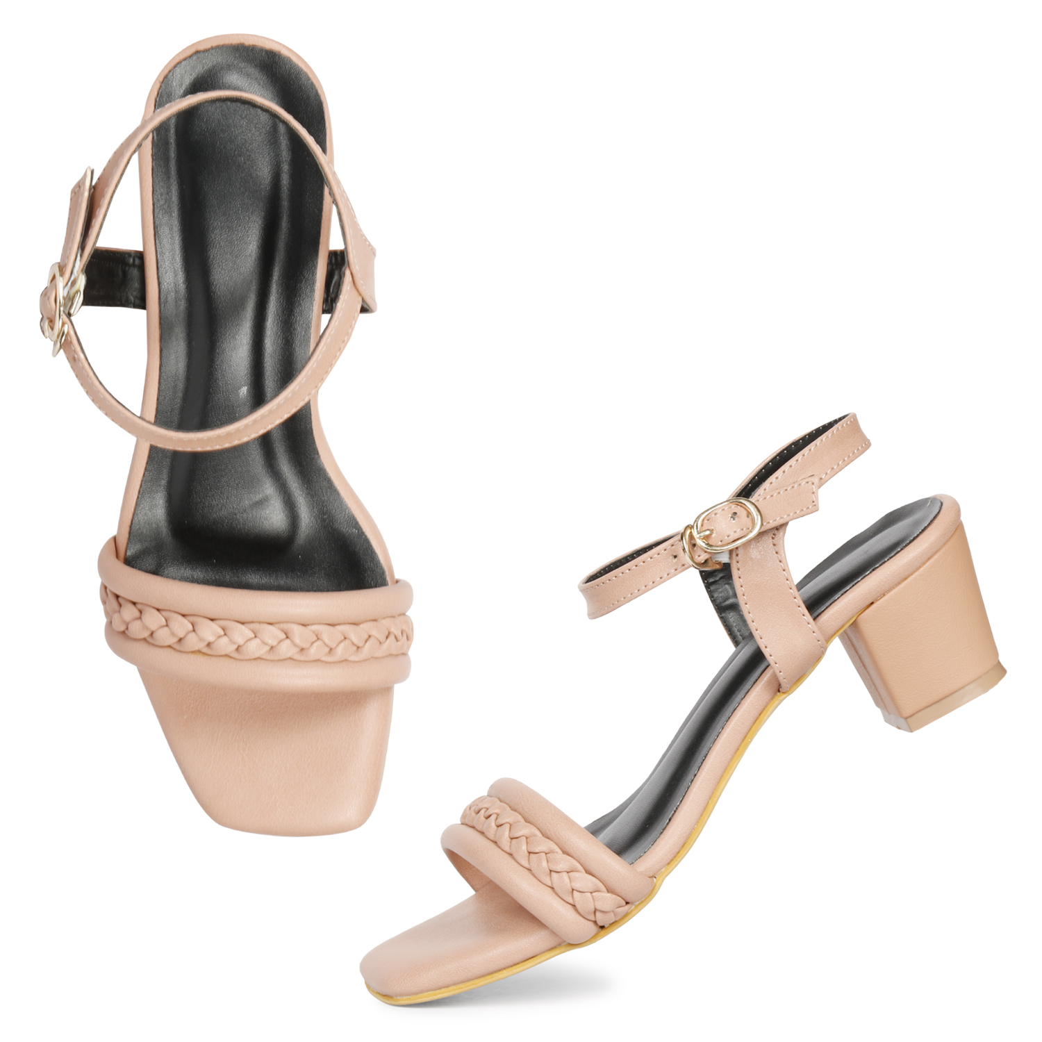 C2 Karts Women Block Heels Sandal