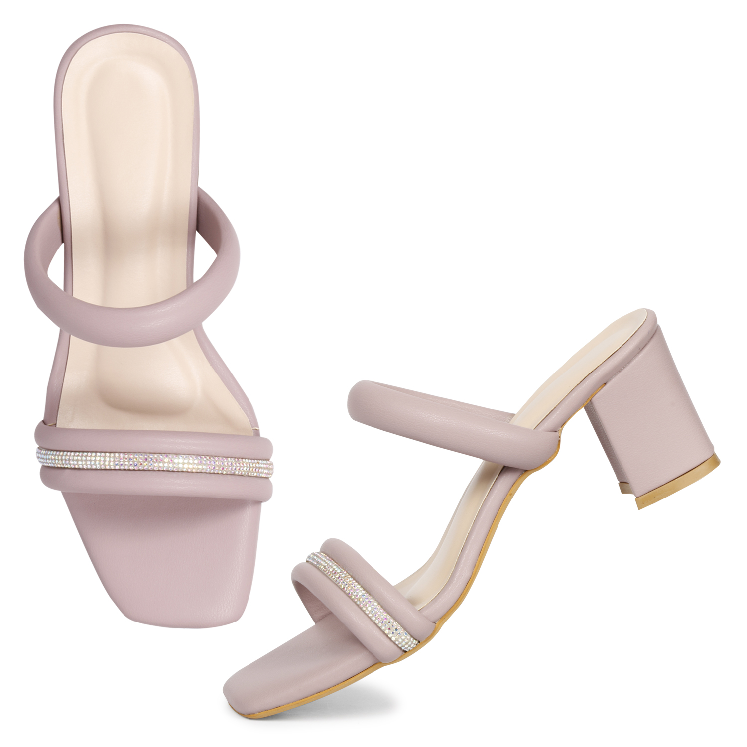 C2 Karts Women Block Heels Sandal