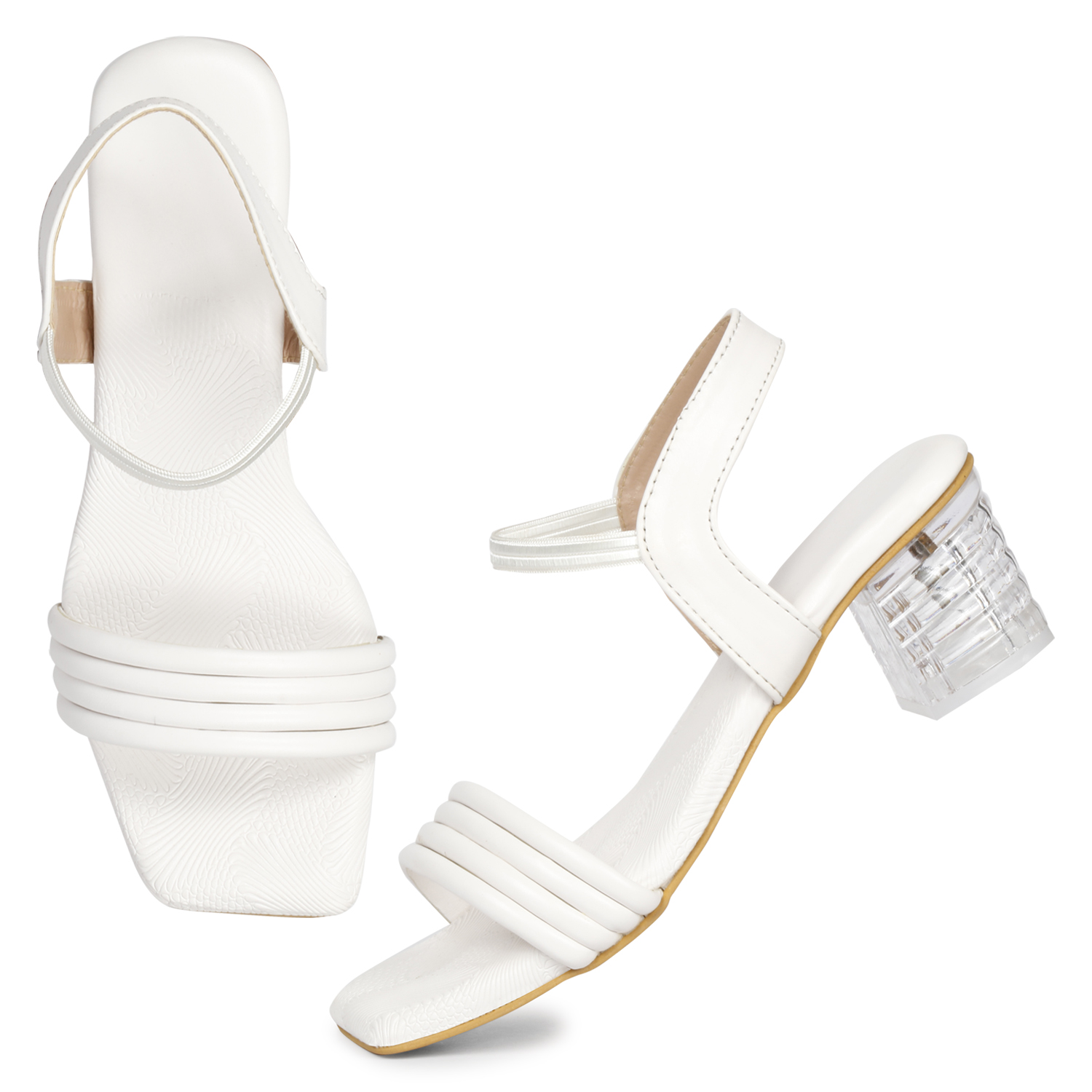 C2 Karts Women Block Heels Sandal