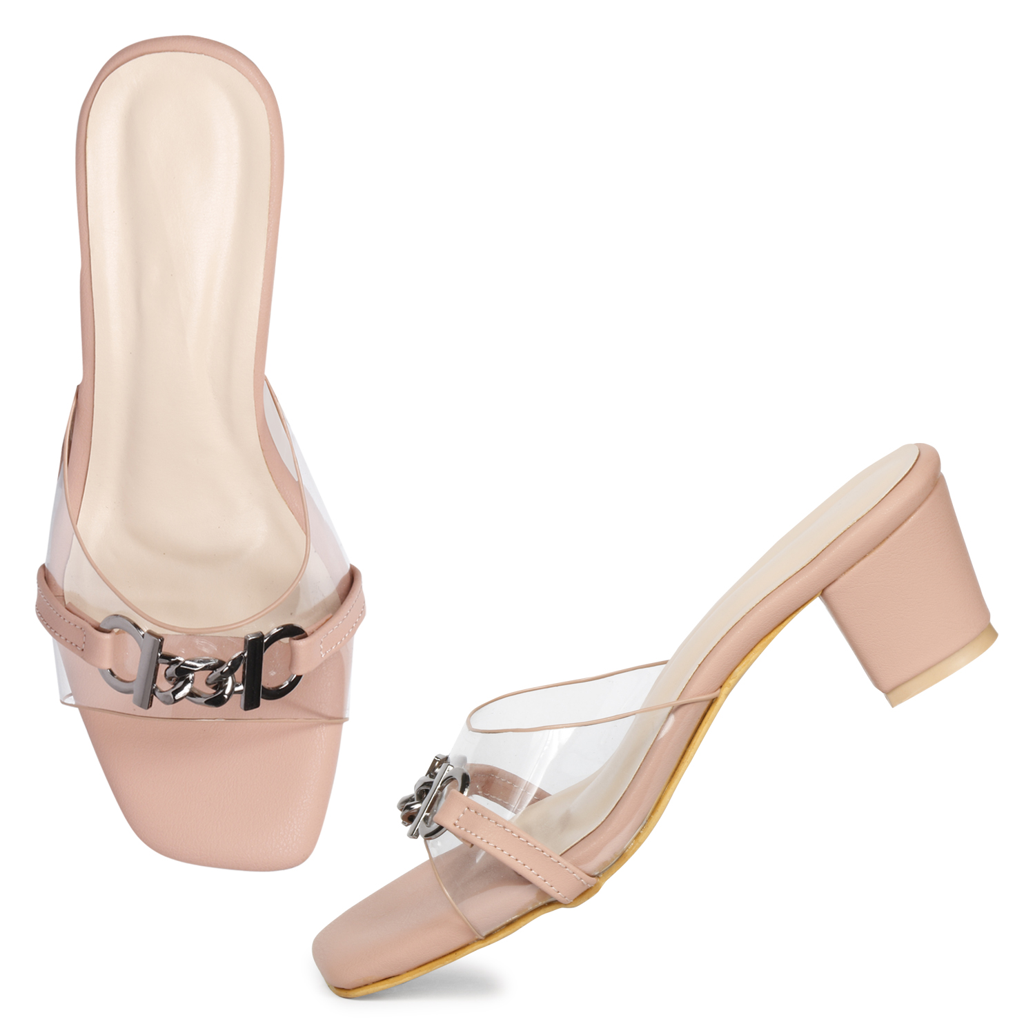 C2 Karts Women Block Heels Sandal