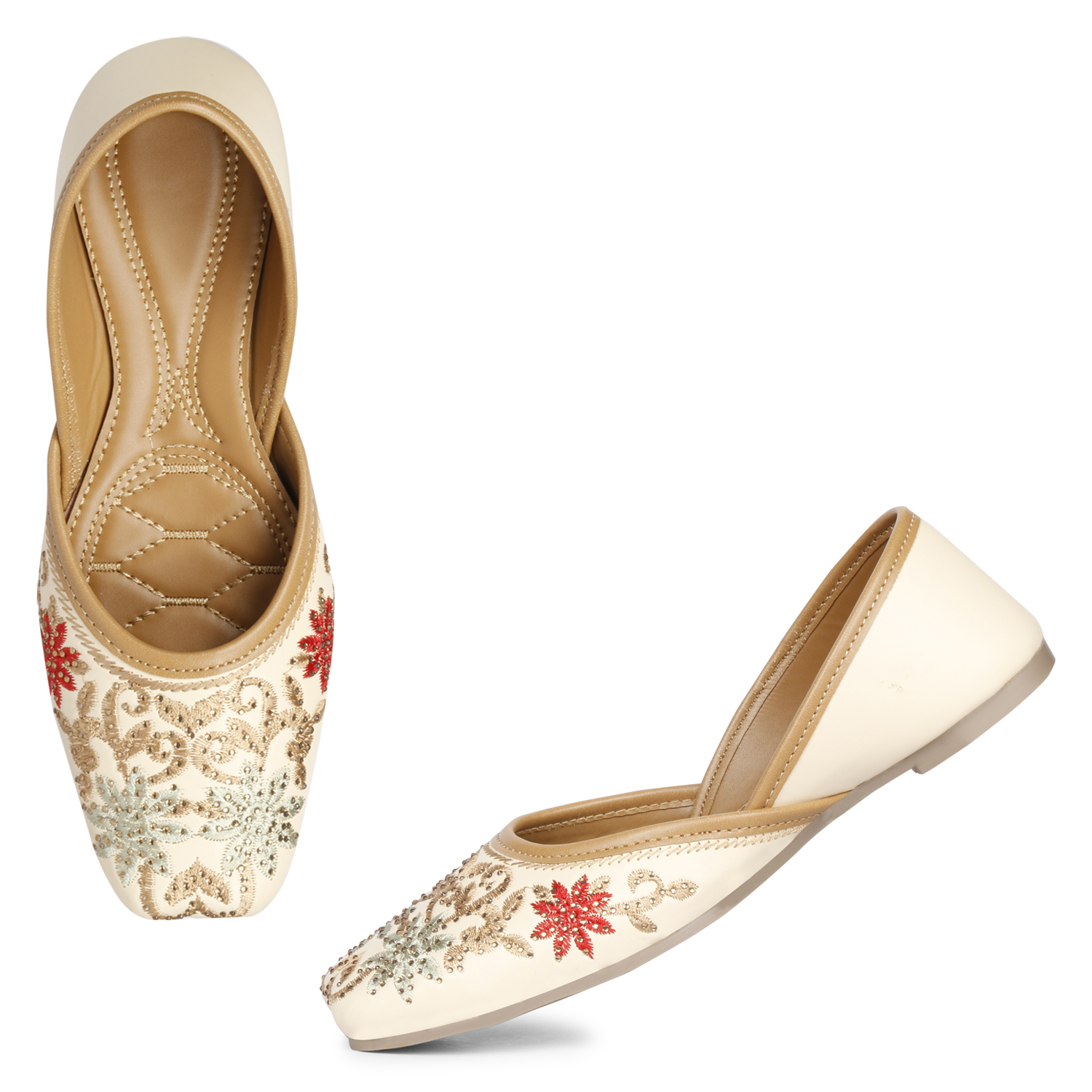 C2 Kart  Embroidered Ethnic Mojaris