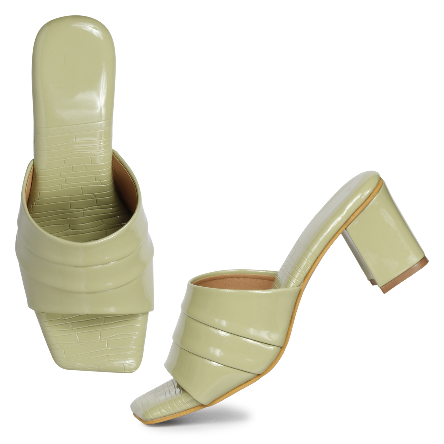 C2 Karts Women Block Heels Sandal